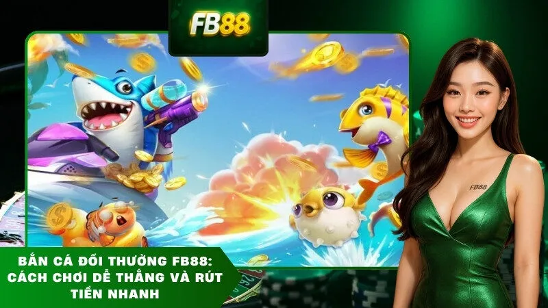 Bắn cá đổi thưởng FB88: Cách chơi dễ thắng và rút tiền nhanh