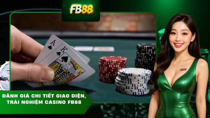 Đánh giá chi tiết giao diện, trải nghiệm casino FB88